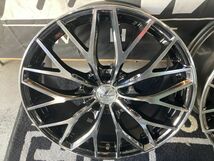 ◆状態良好!! ウェッズ レオニス MX 18×8J+42 114.3/5H ホイール4本!! クラウン/カムリ/ES/エスティマ/アテンザ/CX-5/レヴォーグ他_画像2