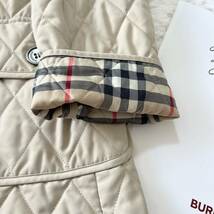 大きいサイズ 美品 バーバリー BURBERRY バーバリーロンドン キルティングコート フード付き ノバチェック 中綿 旅行 通勤 40_画像9