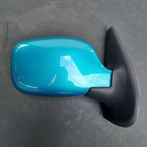  prompt decision Renault Kangoo ABA-KCK4M 2008 year original right /R side side mirror / door mirror TEJ42/BLEU-MENTHE 5 pin used 