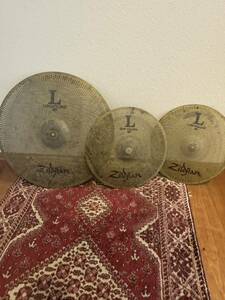 Zildjian Low Volume cymbal l80 13インチハイハット、18クラッシュライドペア