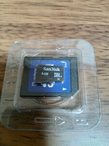SanDisk microSDHCカード 4GB　カードアダプター付き