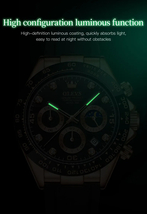 OLEVS メンズ 腕時計 2875 高品質 クオーツ カジュアル スポーツ 時計 シリコン バンド ウォッチ シルバー × グレー_画像7