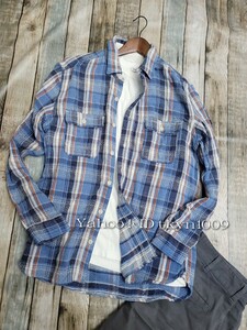 Ron Herman California ロンハーマン fade check shirt フェード チェックシャツ 長袖シャツ