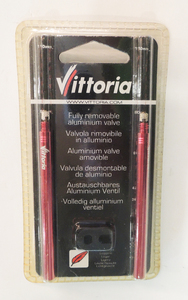 未開封新品 Vittoria（ヴィットリア）アルミ延長バルブ 80mm 2本セット