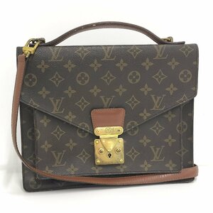 ●ルイヴィトン LOUIS VUITTON モンソー28 ２WAYバッグ モノグラム M51185 [Jコレ] 596M