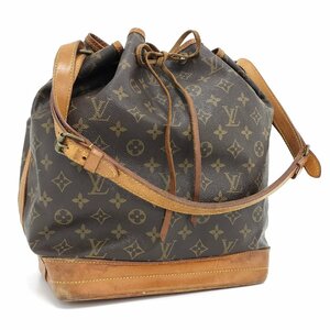 ●ルイヴィトン LOUIS VUITTON ノエ 巾着 ショルダーバッグ モノグラム ブラウン M42224 [Jコレ]yu71