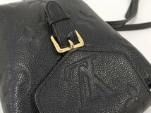 ●ルイヴィトン LOUIS VUITTON タイニーバックパック リュックサック ノワール モノグラム・アンプラント M80596[Jコレ]TA 262_画像6