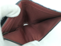 【中古】COACH シグネチャー 二つ折り財布 キャンバス ネイビー系 C4103_画像8