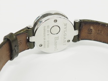 【中古】BVLGARI B-ZERO1 レディース 腕時計 SS レザー クオーツ ブラック文字盤 BZ22S_画像9