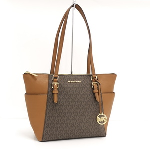 【中古】MICHAEL KORS ショルダーバッグ PVC ブラウン 35T0