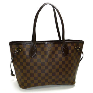 【中古】LOUIS VUITTON ネヴァーフルPM トートバッグ ダミエ エベヌ N51109