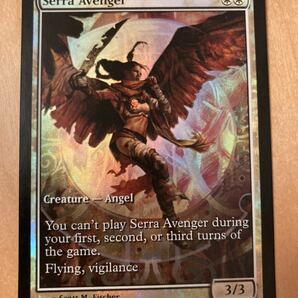 PROMO セラの報復者　serra avenger 英語FOIL1枚 フルアート　MTG プロモ　天使