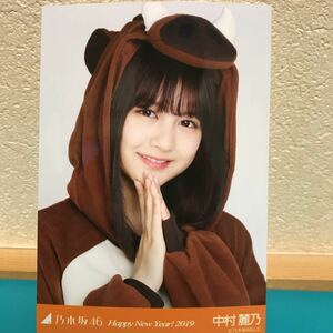 乃木坂46 Happy New Year! 2019 干支 亥 生写真 中村麗乃 ヨリ