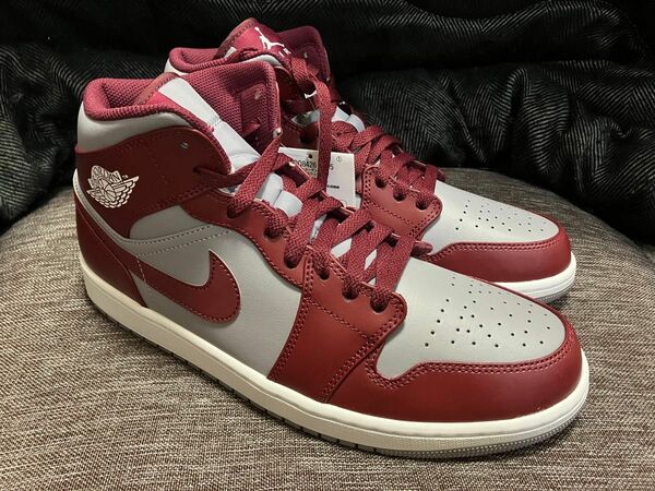 ★新品未使用　NIKE AIR JORDAN 1 MID 28.5cm DQ8426-615 CHERRY WOOD RED