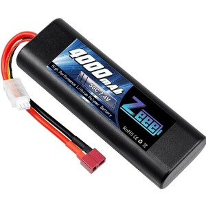 ゼエエ Zeee 7.4V 4000mAh 50C 2S lipo battery Tプラグ付き リポバッテリー 大容量バッテリー ラジコン製品バッテリー RCカー用