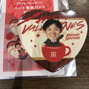 阪神タイガース2024 バレンタイン限定　シークレット缶バッジ　中野選手