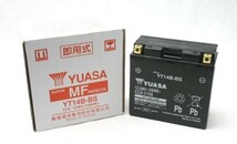 在庫有当日発送 TAIWAN YUASA 台湾ユアサ シールド型 バイク用バッテリー YT14B-BS_画像1