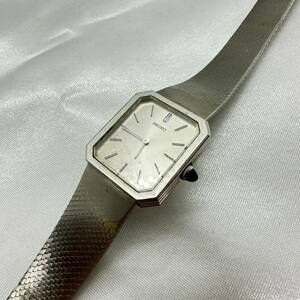 1円スタート 稼動品 SEIKO セイコー　クオーツ　レディース　メンズ腕時計 シルバー A2401-7-1