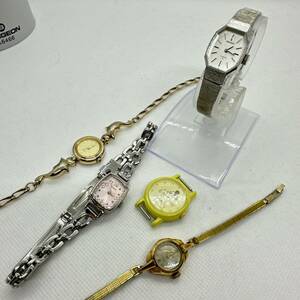 B2402-03-15　１円スタート　動作未確認　ジャンク　まとめ　SEIKO　CITIZEN　ALBA　ワイアード　クオーツ　手動巻き　レディース腕時計