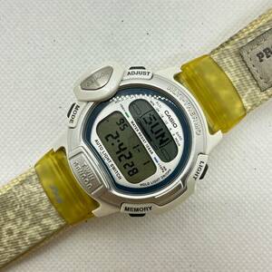 B2402-03-20　１円スタート　稼働品　CASIO　PROTREK　カシオプロトレック　メンズレディース　腕時計　ホワイト