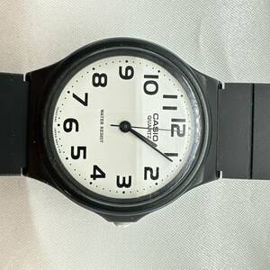A2402-5-１２　１円スタート　稼動品　クオーツ　CASIO　カシオ　チープカシオ　メンズ　レディース腕時計　ブラック
