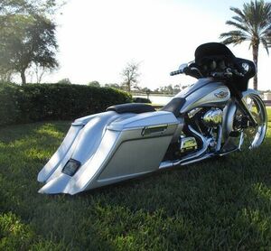 baga- kit 1997-2008 touring for 6v9- -inch enhancing saddle-bag & rear fender type25 Harley 