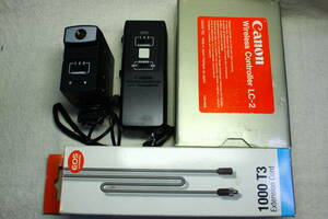 【実用品】EOS用　無人撮影装置、遠隔撮影装置　Canon　LC-1　/　LC-2　2セット　リモートスイッチ ワイヤレスコントローラー