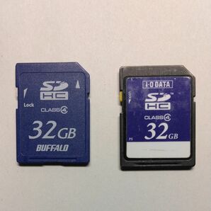 32GB 2枚 SDHC カード③ Ⅰ･O DATA BUFFALO