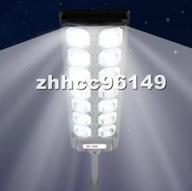 新品 LEDライト 二面発光 ソーラーライト ガーデンライト 街灯 人感センサー センサーライト 高輝度 屋外用ライト 駐車場 LED照明 2000W_画像3