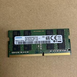 N182 SAMSUNG ノートPC メモリ　16GB 2Rx8 PC4-2666V 1枚 動作確認品