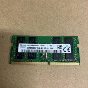 N184 SK hynix ノートPCメモリ 16GB 2Rx8 PC4-2400T 1枚 動作確認品