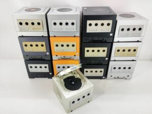 S/ ★1円スタート★ NINTENDO 任天堂 GAME CUBE ゲームキューブ 本体 DOL-001 DOL-017 DOL-101 13台 まとめて 現状品 / NY-1420