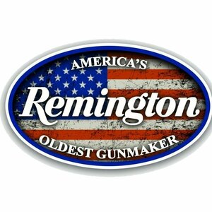 レミントン Remington デカール ステッカー 耐水仕様 カラー10cm