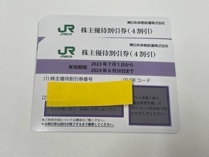 FS1977 JR東日本 株主優待券 2枚 有効期限 2024年06/30