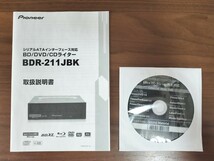 【中古】Pioneer BDR-211JBK ブルーレイディスクライター_画像3