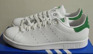 新品 スタンスミス 2019年製 JP26.5cm 白×緑 M20324 生産終了 天然皮革 adidas stansmith ホワイト×グリーン 本革 ABCマート 定番人気