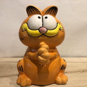 D　ガーフィールド　マグカップ　陶器　Garfield　昭和レトロ　置物　猫　ネコ インテリア オブジェ garfield Piggy bank （管理番号001）