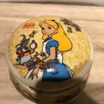 ふしぎの国のアリス　小物入れ　陶器　不思議の国のアリス　チシャ猫　ディズニー　置物　Disny　Alice in Wonderland　管理001_画像1