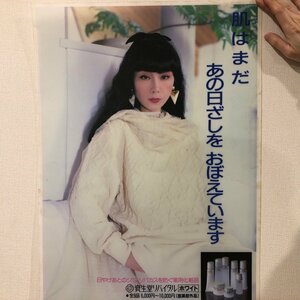 Ｆ　 山口小夜子　資生堂リバイタル　電飾ポスター　看板　広告　パネル　ポスター　SHISEIDO　昭和レトロ　 　（管理番号001