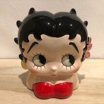 貯金箱　ベティちゃん Betty Boop ベティブープ 陶器 フィギュア KFS ベティ アメリカ 雑貨 置物 レトロ 管理001_画像1