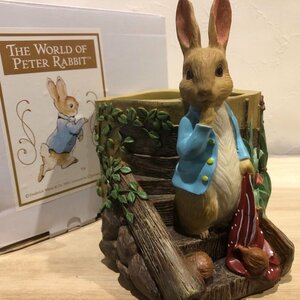 ピーターラビット　プランター　PETAER RABBIT 鉢植え　植木鉢　加藤工芸　置物　インテリア ファンシー　管理番号001