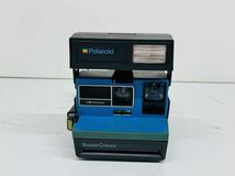 Polaroid ポラロイドカメラ Super Colors ブルー 未チェック 現状品 ジャンク品 管理番号02033_画像2