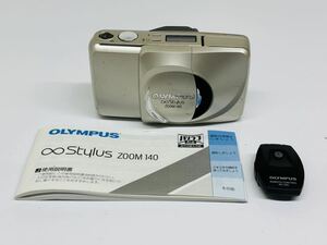 ★OLYMPUS Stylus ZOOM140 38-140mm フィルムカメラ オリンパス シャッター・フラッシュ確認済み 現状品 管理番号02035