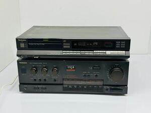 ★Technics テクニクス CDプレーヤー SL-P500 ステレオアンプ SU-V7X 通電確認のみ 現状品 ジャンク品 管理番号02079