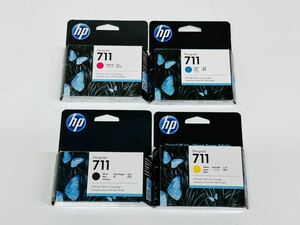 HP 711 純正 インク 未使用品 ブラック イエロー マゼンタ シアン 4色セット 管理番号02195