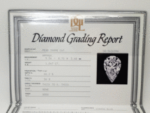 LAZARE KAPLAN DIAMONDS ラザールキャプラン Pt950 ダイヤリング　1.047ct #10号 新品同様美品 ペアシェイプ　送料無料_画像6
