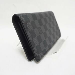 【新品未使用】LV ルイヴィトン ヴィトン ポルトフォイユブラザ 現行 ダミエグラフィット 長財布 ブラザ グラフィット N62665の画像4