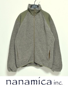 【送料無料】新品 nanamica Boiled Wool Zip Up Sweater L SUAF364 ボイルド ウール ジップ アップ セーター フリース