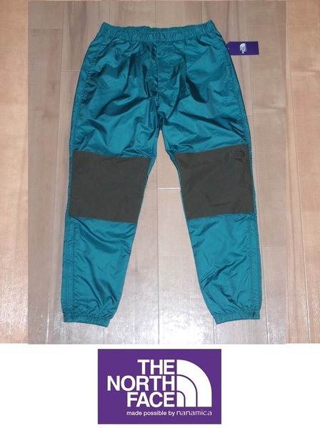 【送料無料】新品 ノースフェイス パープルレーベル マウンテンウインドパンツ 32 ミント NP5851N Mountain Wind Pants