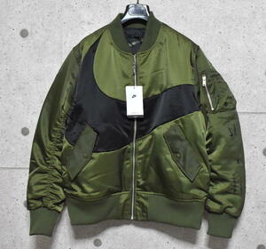 【送料無料】新品 NIKE SYNFL SWOOSH ボンバージャケット M MA-1 中綿 DD6056-326 シンセティックフィル スウッシュ BOMBER